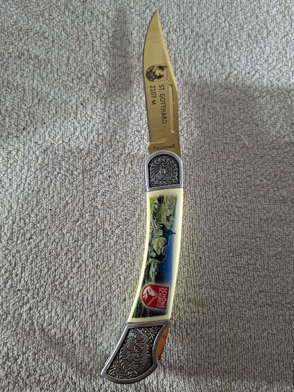 Zubehör: Falkner Klappmesser "Schöne Schweiz " Gotthard – Neu (gemäss Beschreibung) aus Grindelwald von carro5 1