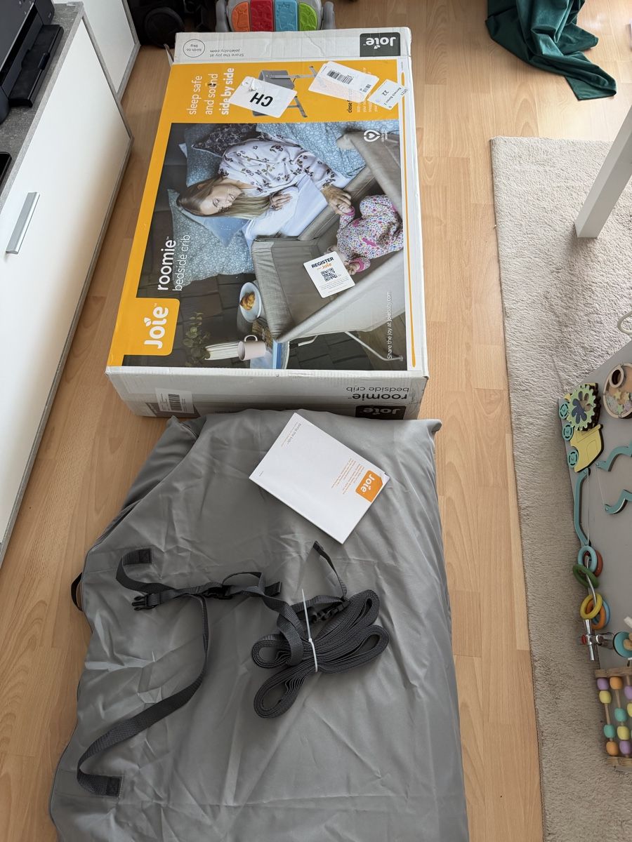 Joie Betten: Joie Roomie Crib - Grey Flannel – Neu (gemäss Beschreibung) aus Rebstein von zhe_vlas97 1