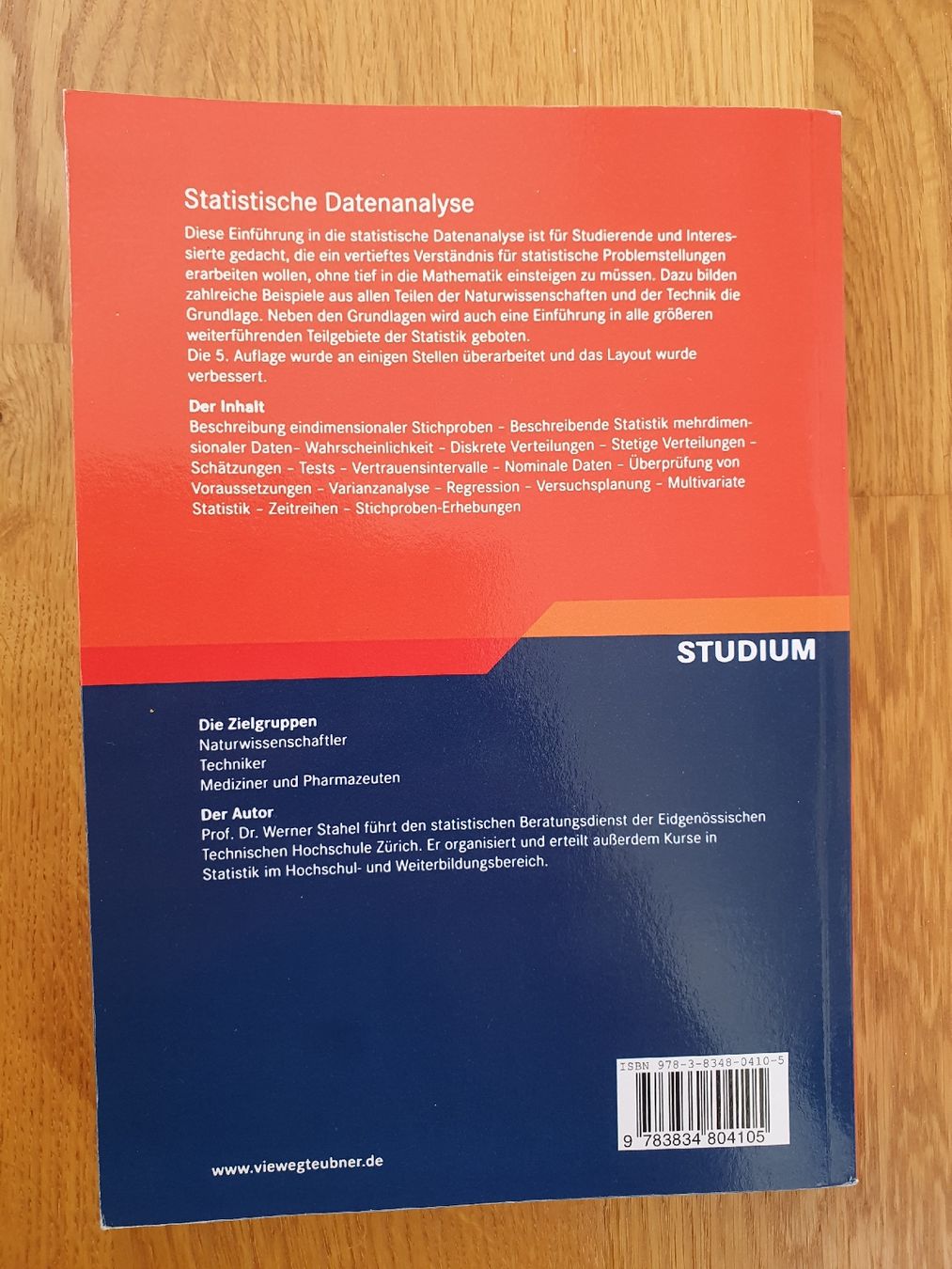 Libri: Statistische Datenanalyse – Nuovo (secondo la descrizione) da Adliswil venduto da lau_98pm 1