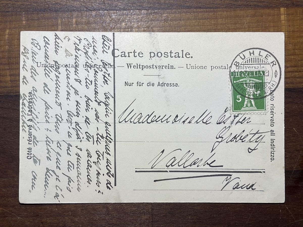 Cartoline postali: Alte Ansichtskarte Bühler AR – Usato da Strengelbach venduto da Aschatan5 1