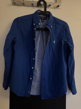 Ralph Lauren Hemd, Gr. M (10-12), Blau, Top Zustand!
