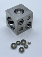 Dapping Block 50×50 mm – Schmuckherstellung