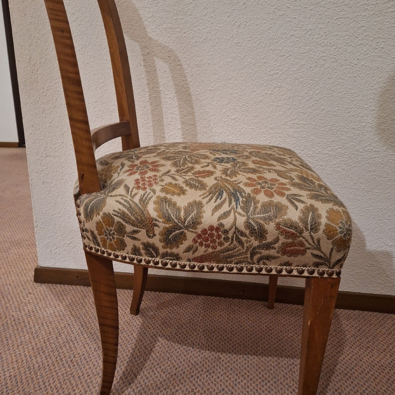 Stühle: Schöner, nostalgische Stuhl,  Holzlehne – Gebraucht aus Winterthur von Goldpipau 7