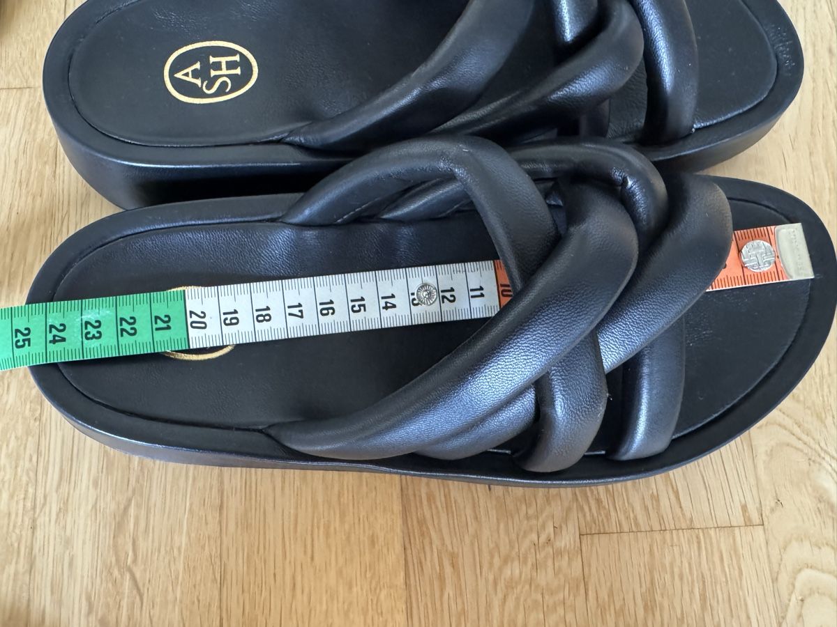 Ash Damenschuhe: Sandalen ASH Gr.38, schwarz, Leder – Gebraucht aus Aesch BL von Micimacko-4 6