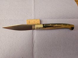 Sistigu Pattada lama 12 cm - manico in corno di muflone