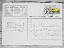 CL04 Carte Postale + Timbre Suisse 1941