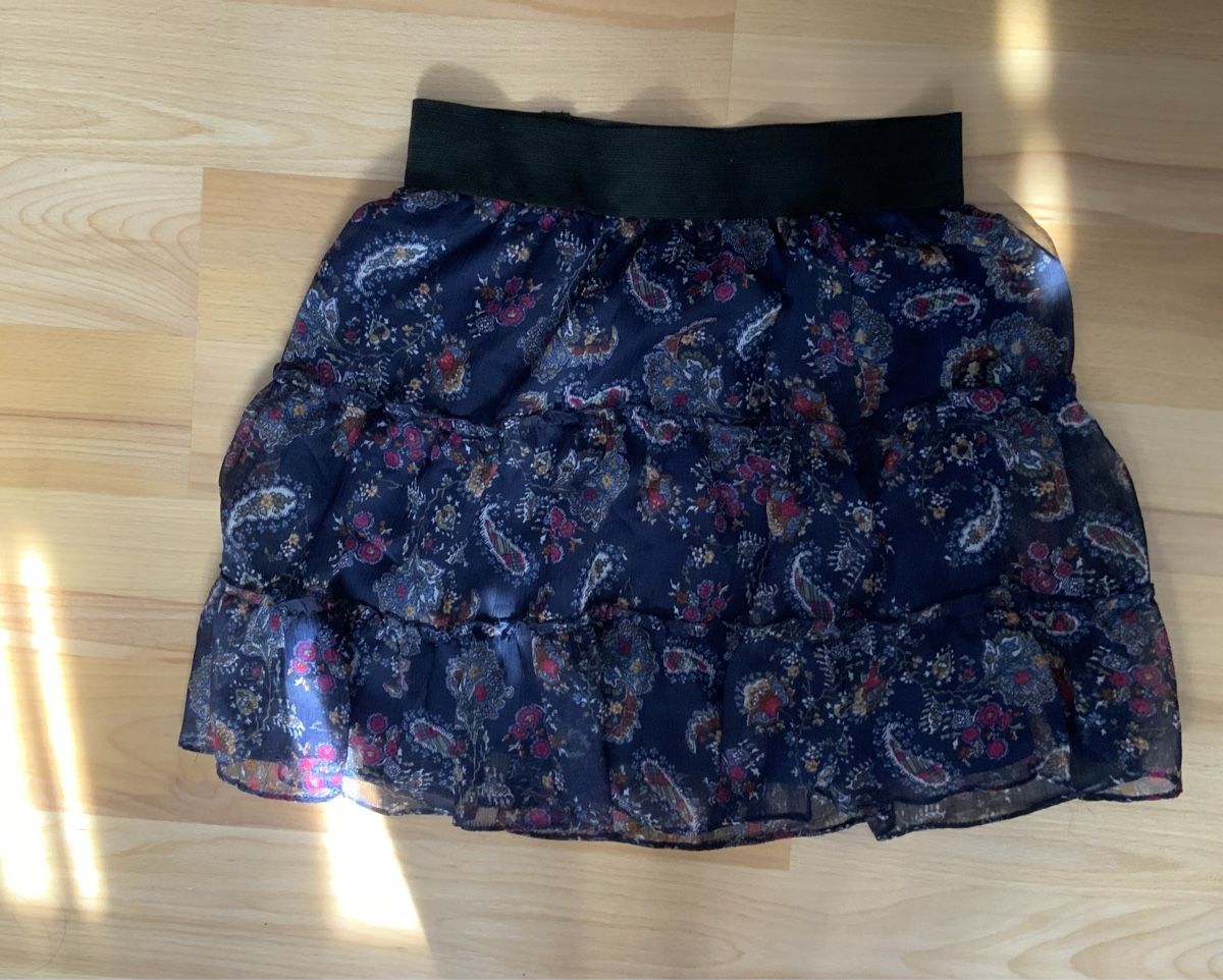 Gonne: Tally Weijl Rock blau gemustert – Usato da Bettlach venduto da valishop
