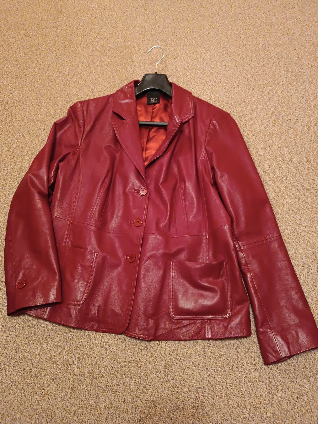 Giacche: Lederjacke gefüttert rot – Nuovo (secondo la descrizione) da Horn venduto da sonjamenzi