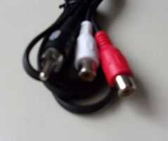 Kabel Cinchverteiler, 1x Cinchstecker / 2x Buchse Cinch