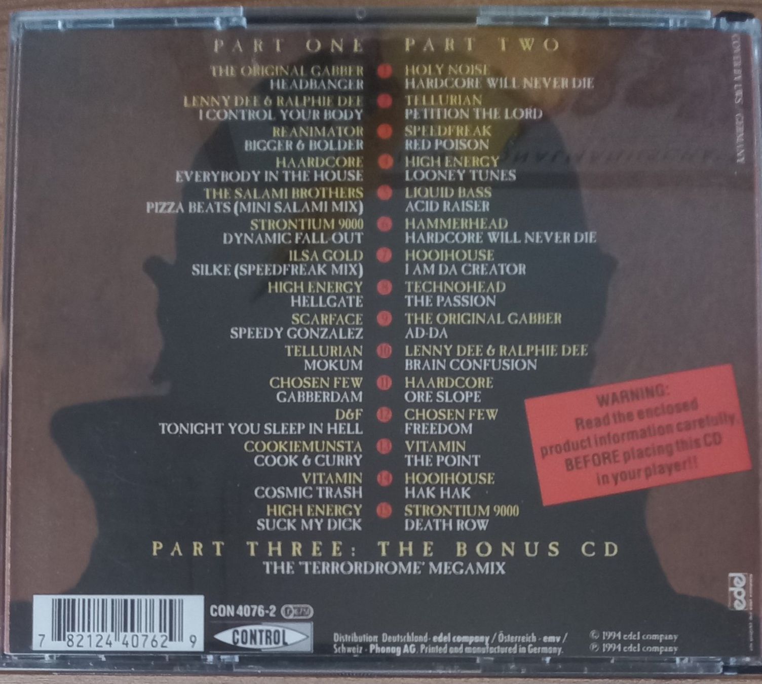 CD: 3 CD TERRORDROME MIT 45 TITELN – Usato da Thayngen venduto da andielsener 1