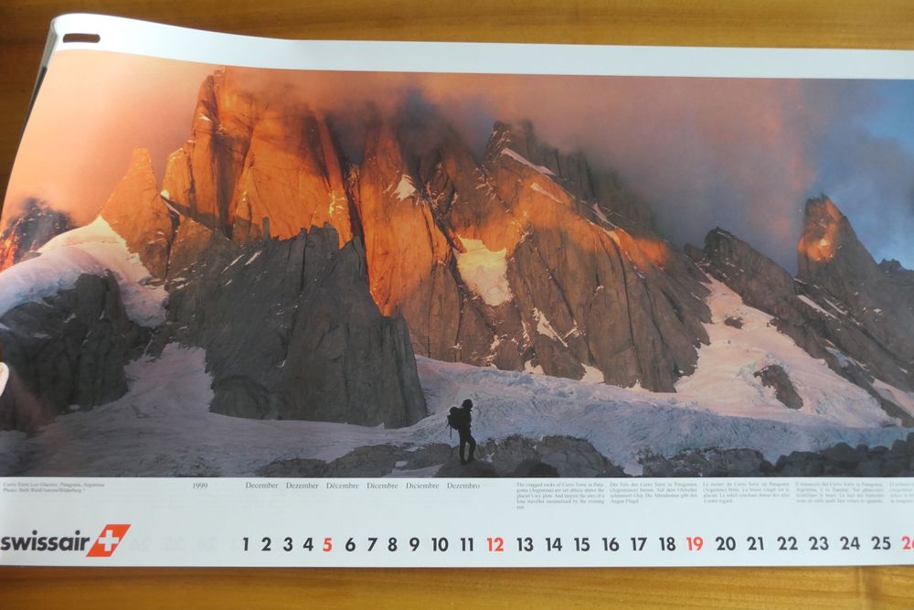Swissair Kalender 1999 - neu - nie gebraucht oder aufgehängt  Kaufen 