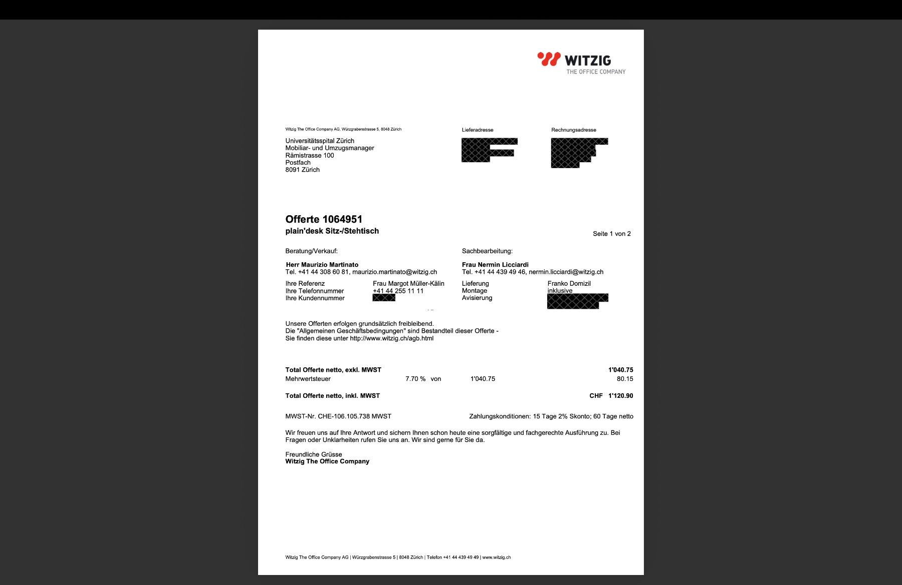 Scrivanie: plain'desk Sitz-Stehtisch elektrisch höhenverstellbar – Usato da Zürich venduto da neumaka 5