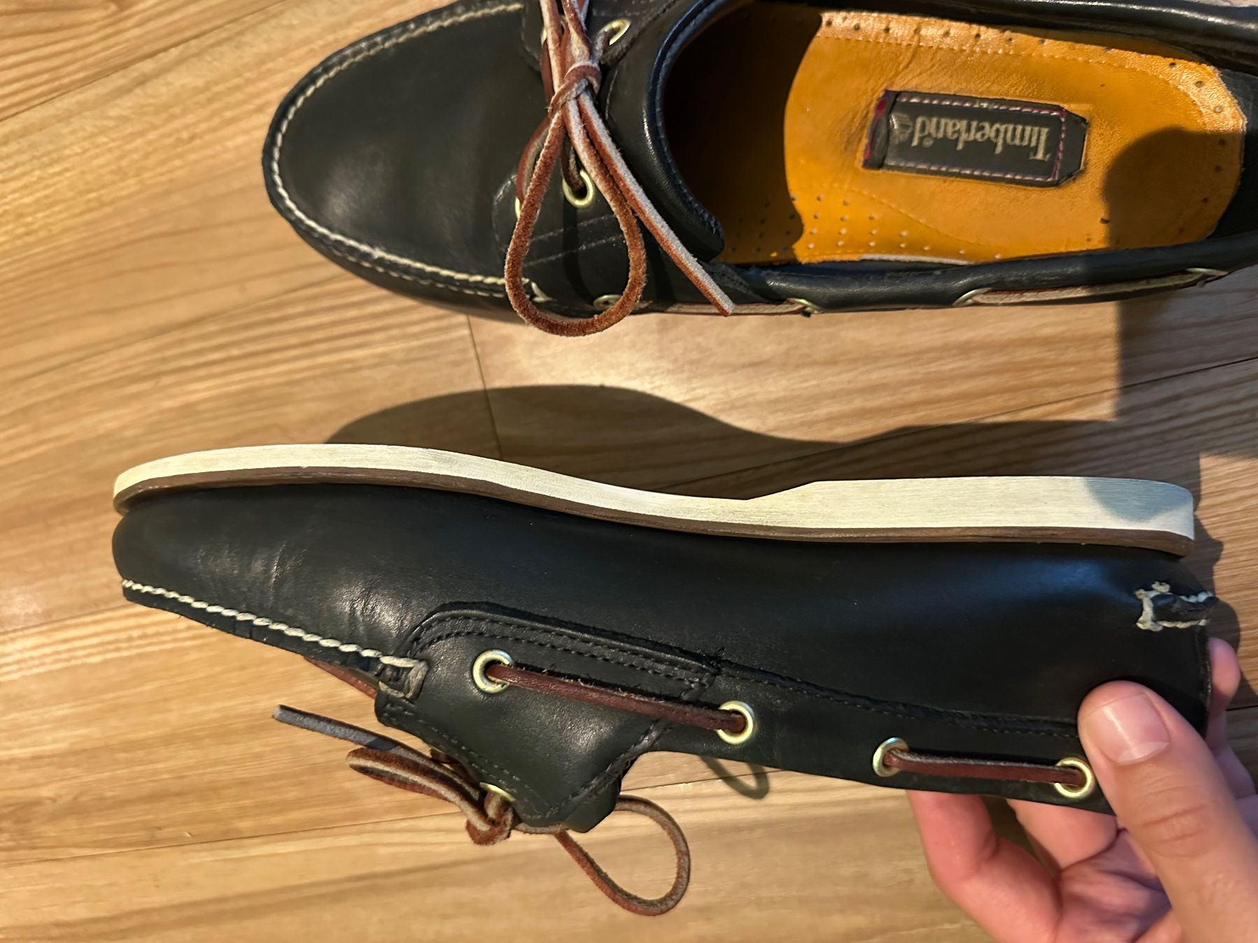 Timberland Scarpe da uomo: Timberland Mokassins Bootsschuhe 2 eye GR 45 – Usato da Basel venduto da Basilisk007 3