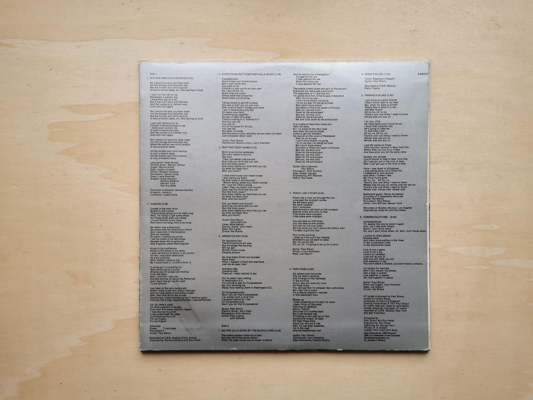 Dischi in vinile: Paul Simon - Paul Simon OIS NL 71 – Usato da Ebikon venduto da kisuM 5