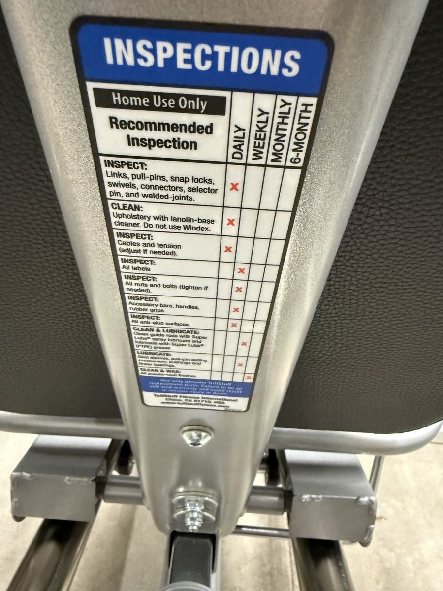 Hometrainer: Multistation TuffStuff Home Gym mit Beinpresse – Usato da Seuzach venduto da ann_w2zc 3