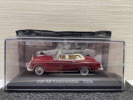 Mercedes-Benz 220 SE Cabriolet, 1958, Modellauto - Rarität!