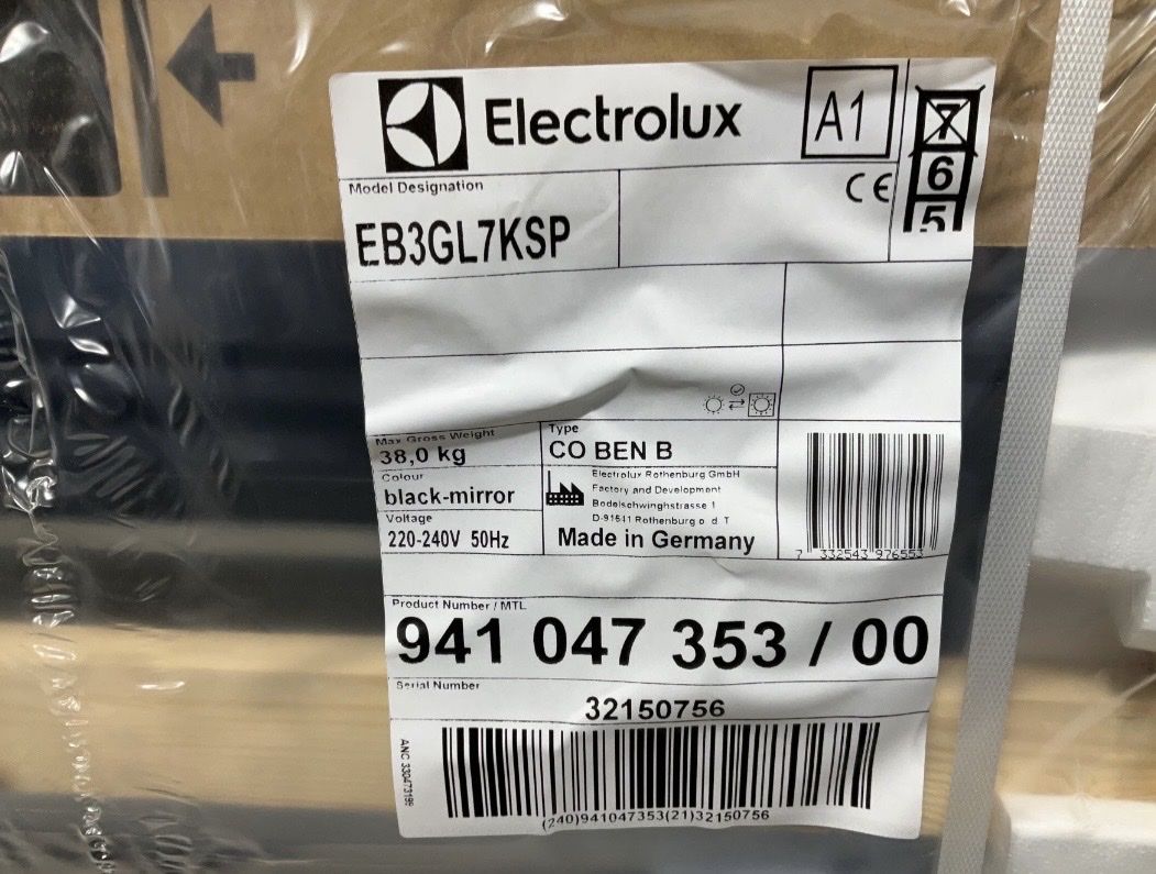 Electrolux Elettrodomestici da cucina: NEU Electrolux Profi-Steamer EB3GL7KSP 38x55 CH – Usato da Gersau venduto da mfk01 5