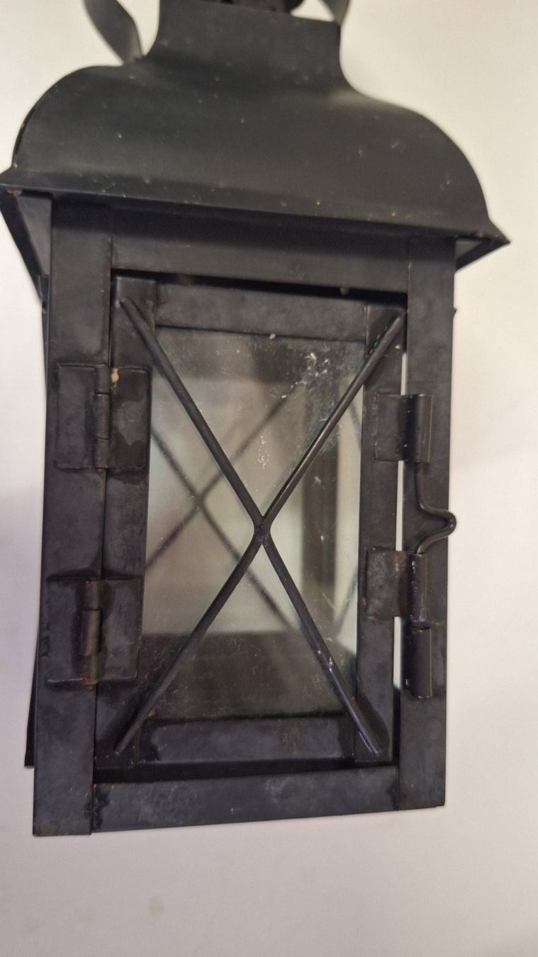 Lanterne: Vintage Laterne Metall  schwarz – Usato da Arlesheim venduto da shopradl 6