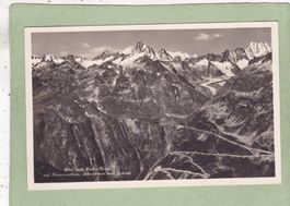 Blick vom Furka Hotel  auf Finsteraarhorn Schreckhorn 1935