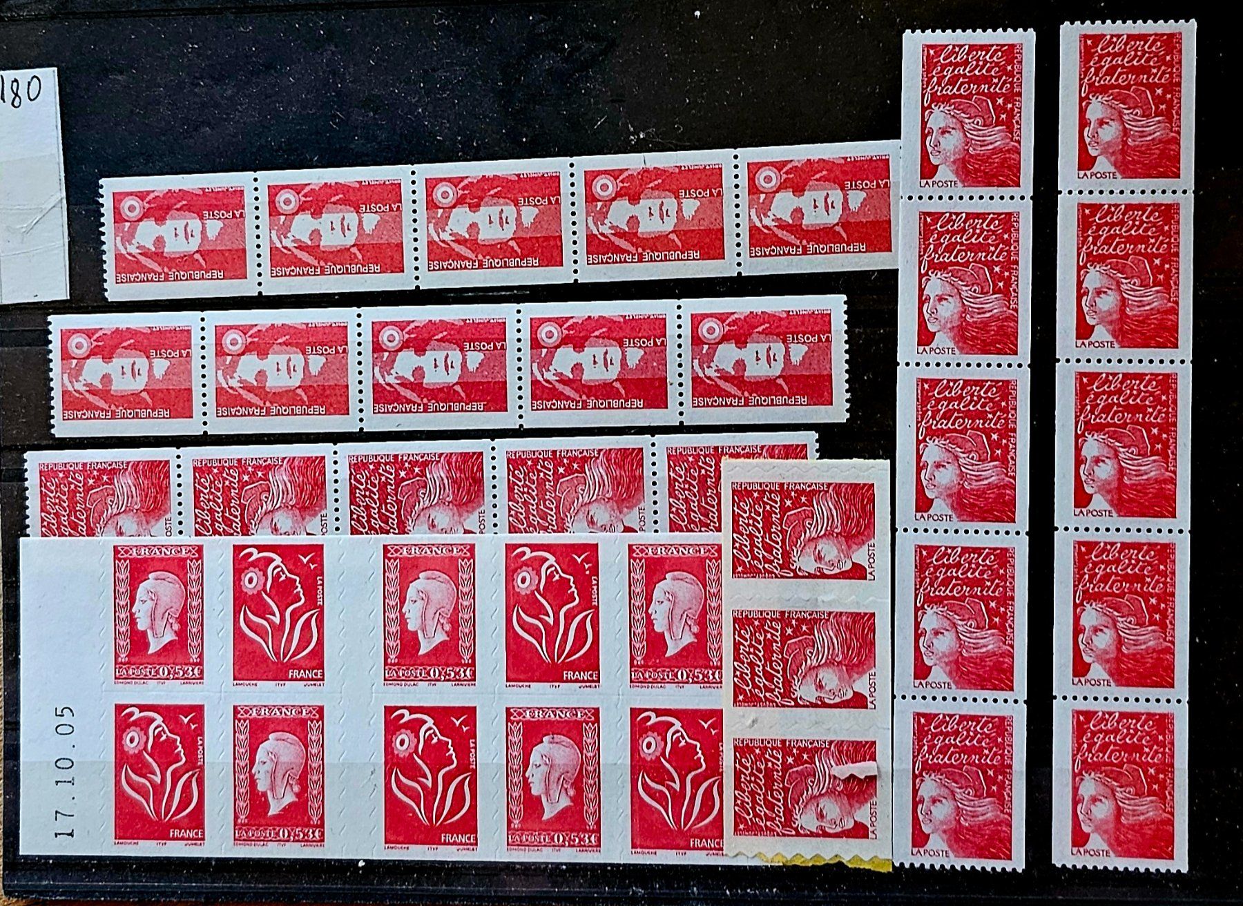 Tous les timbres: FRANCE timbres a validité permanente ** – Neuf (Voir description) à Les Valettes par Nuba1