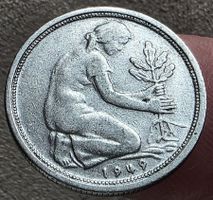 DEUTSCHLAND 50 PFENNIG 1949 G
