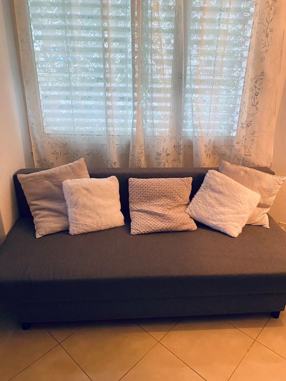 3er-Bettsofa Grau IKEA ASARUM | Kaufen Auf Ricardo