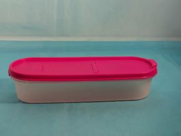 Frischebox Tupperware , Deckel mit separatem Deckel, weinrot