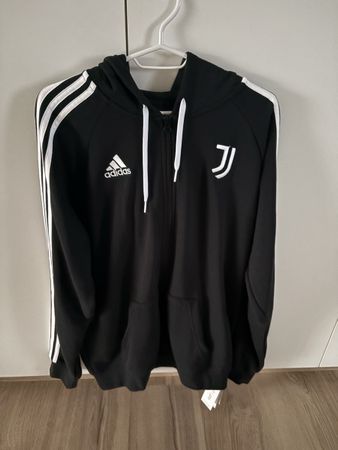 Adidas Juventus Kapuzenjacke schwarz Grösse M neu