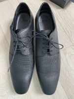Hugo Boss Vareb Black Leather Shoes US 12 (EU 46)
