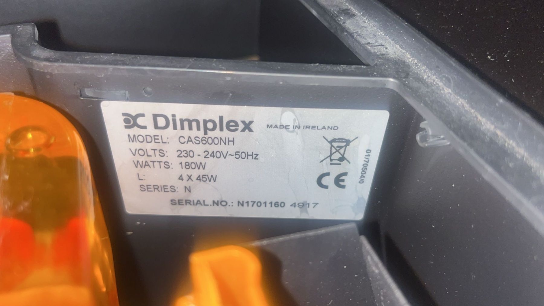 Camini: Kamin Dimplex Elektro mit Wasser – Usato da Steinhausen venduto da LABUD 3