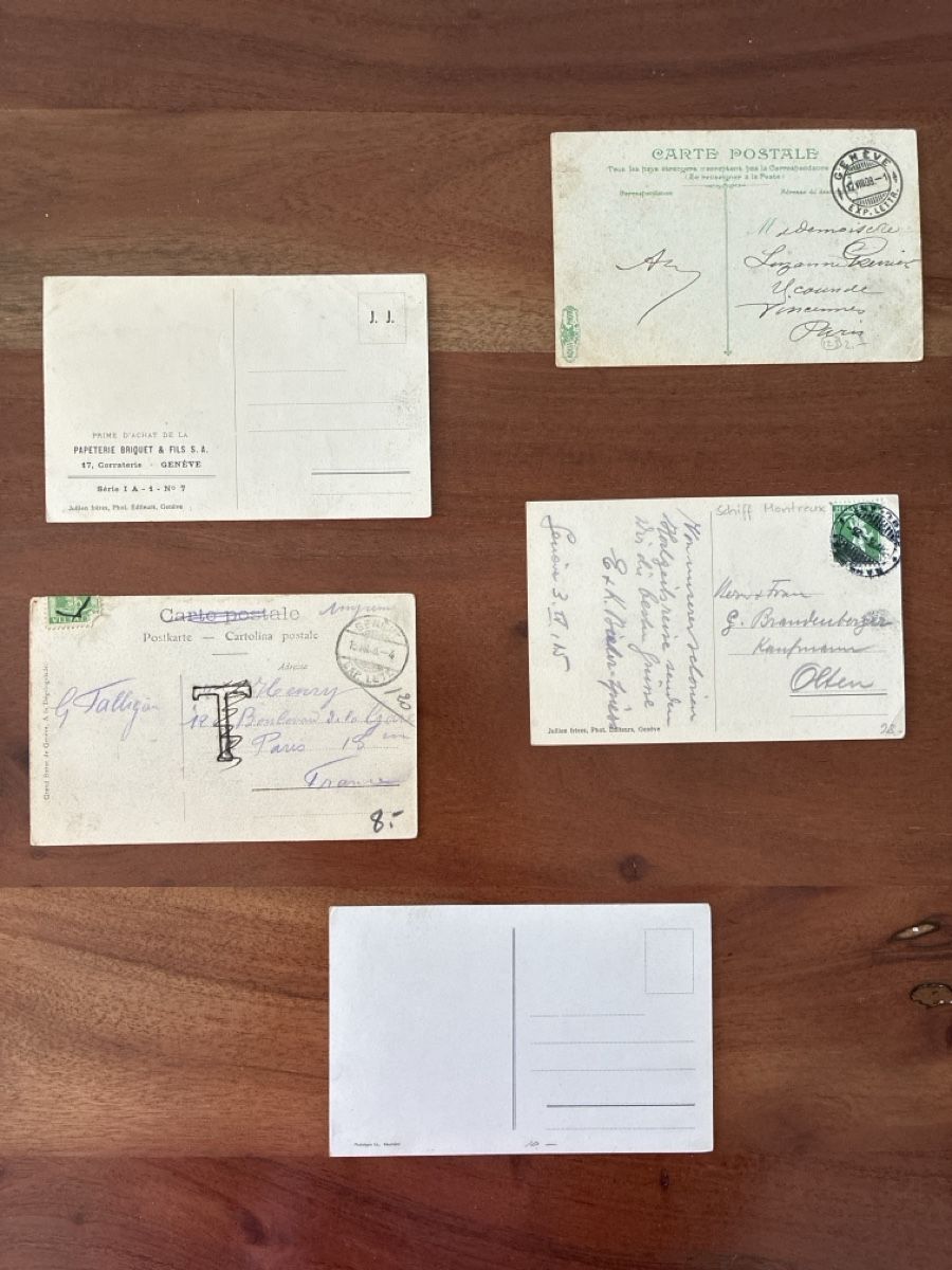 Cartes postales: 10 Ansichtskarten Schweiz von Genf – D'occasion à Oftringen par Cla.vD.74 1