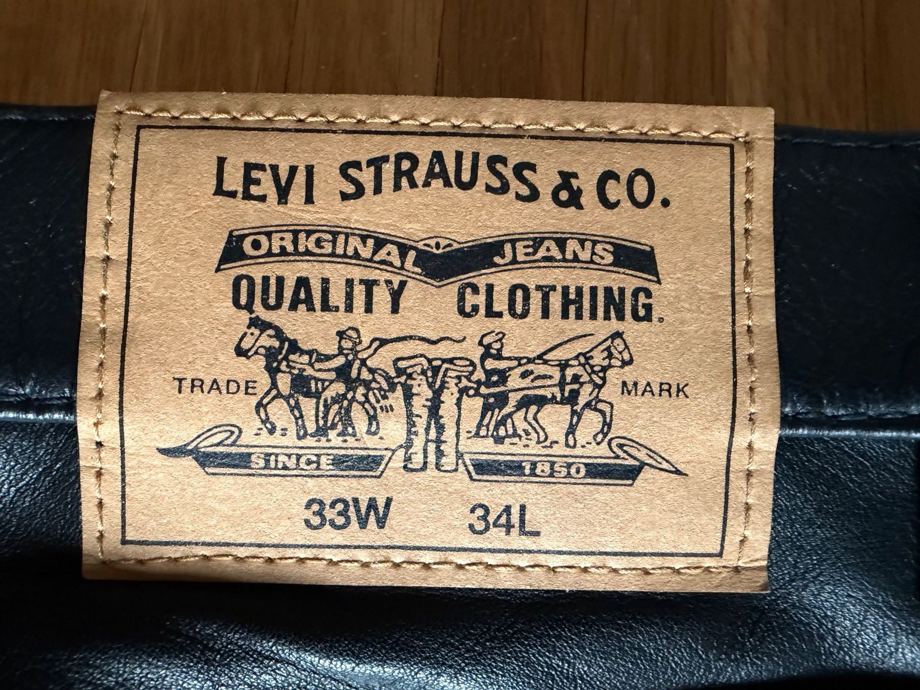Levi's Jeans: Levi's 501 - Leder, schwarz – Usato da Zürich venduto da mak_cd9r 3