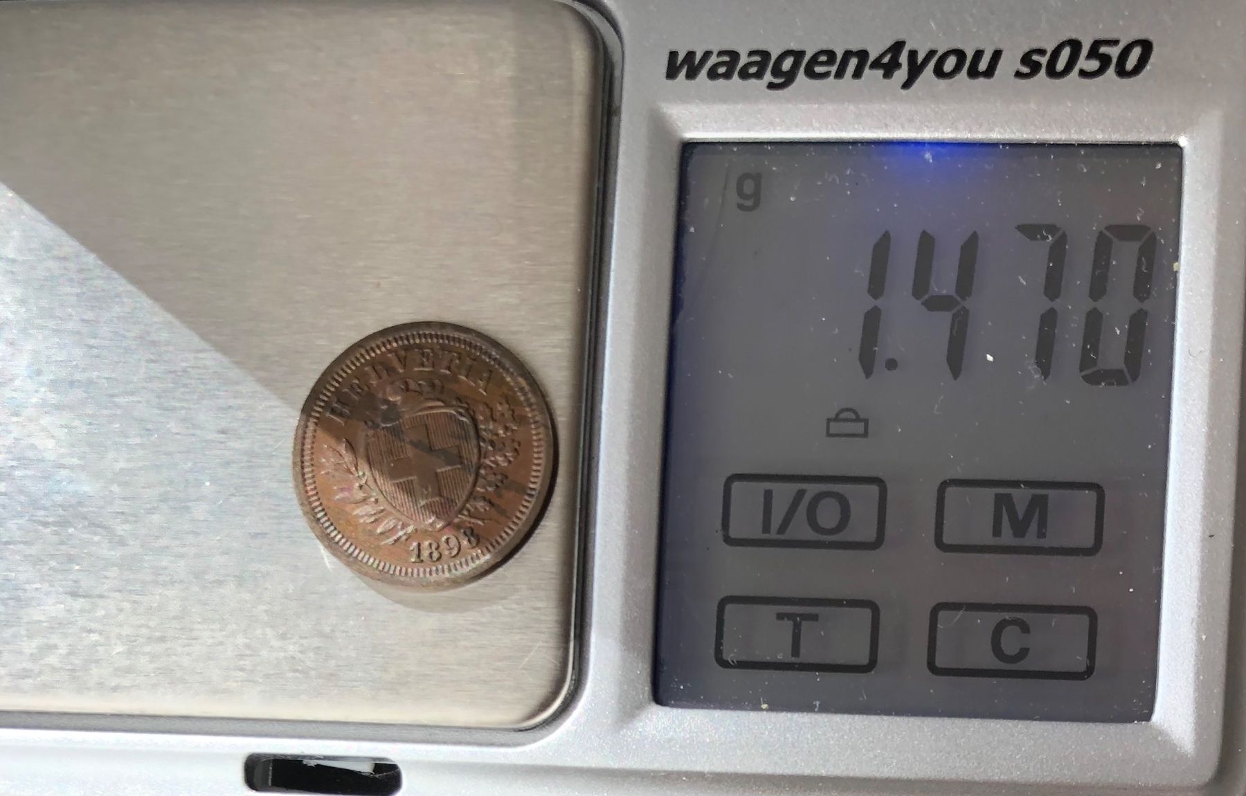 Tutti le monete: 1898 - 1 RAPPEN UNZ – Nuovo (secondo la descrizione) da Courgenay venduto da Kolfree 2