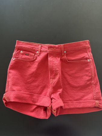 Pantaloni corti pepe jeans, taglia 30, arancione scuro