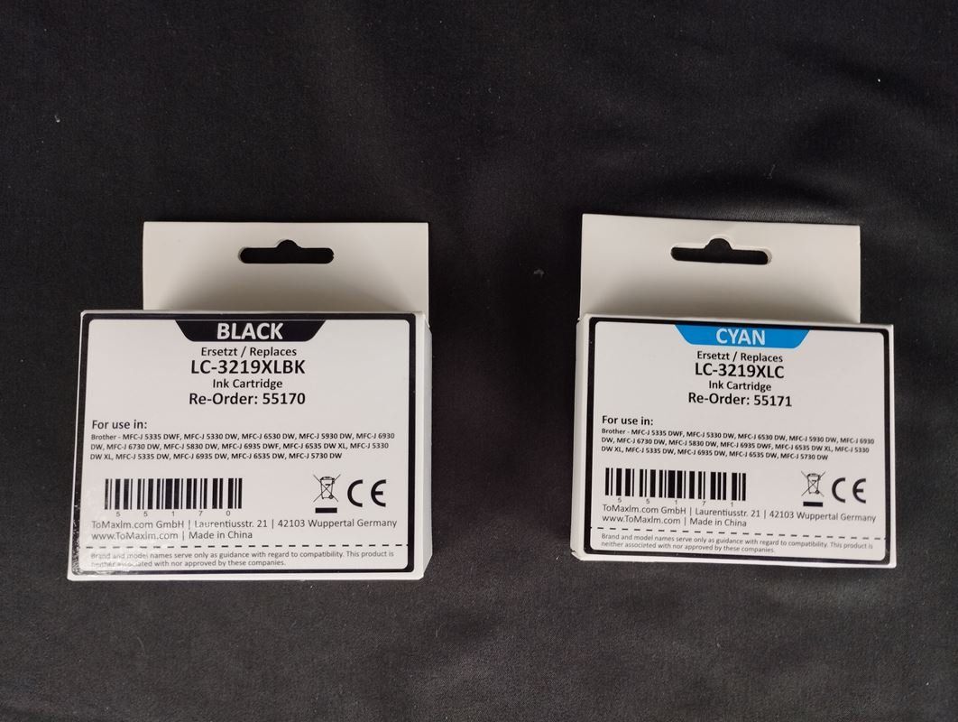 Brother Cartucce per stampanti & toner: BROTHER Druckerpatronen Schwarz + Cyan – Nuovo e nell'imballaggio originale da Schübelbach venduto da Restwert_Schubelbach