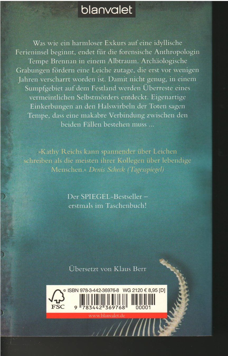 Libri: Kathy Reichs  -  Hals über Kopf – Usato da Lyss venduto da Zon 1
