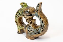 Skulptur Fisch Keramik Nr. 2 - Versand möglich