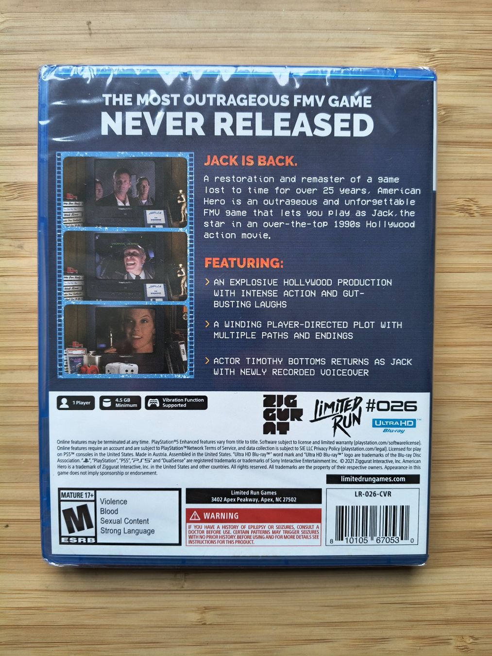 Giochi: American Hero Sealed (PS 5) – Nuovo e nell'imballaggio originale da Riedholz venduto da ste_96cd 1