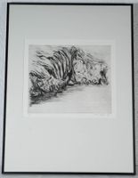 LAST CHANCE! Original Radierung Marcel Seitz-"Uferzone" 1/8