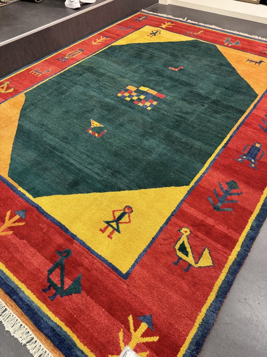 Tapis: Indo Art Gabbeh grün NEU – Neuf avec emballage d'origine à Liestal par nani054 3