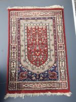 Tapis persan Ghom en laine Kork, 90x62 cm, état neuf.