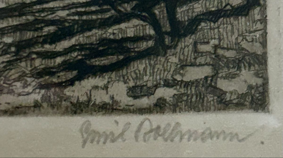 Dipinti: Zwei Radierungen Winterthur von Emil Bollmann – Usato da Frauenfeld venduto da Colonia64 2