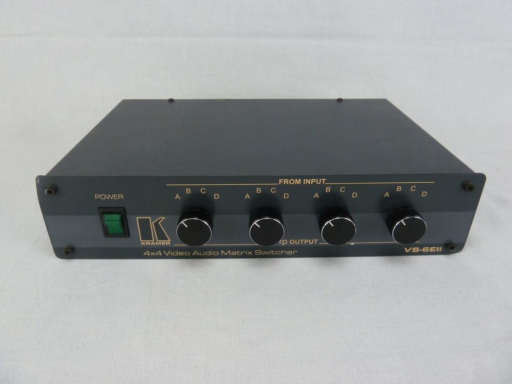Kramer 4x4 Video Audio Matrix Switcher VS6EII Kaufen auf Ricardo