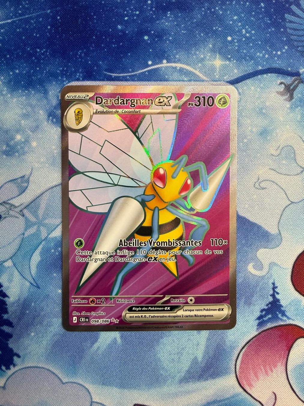 Pokémon Cartes à collectionner: Dardargnan FA - CRI 098 FR – Neuf (Voir description) à Courgenay par ScamBoxOff