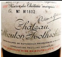 Chateau Mouton Rothschild 1964 1.5l , nummeriert M 1802