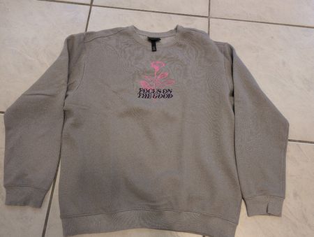 Pull H&M "Focus on the good" taille M - Confortable Relaxed 