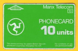 Alte Telefonkarte Insel Man, Manx Telecom