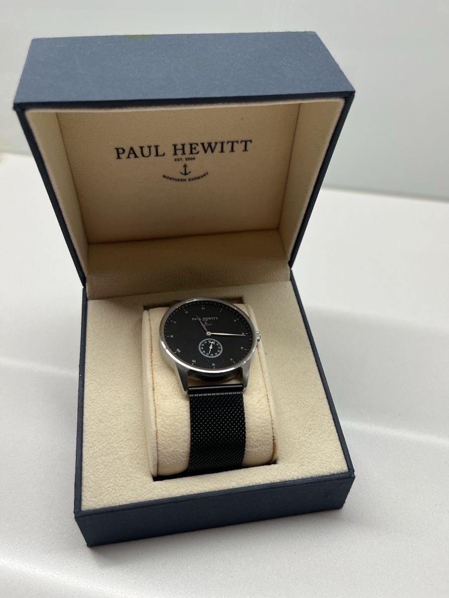 Paul Hewitt Orologi: Paul Hewitt Uhr Schwarz – Usato da Tenero venduto da debsag