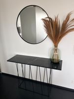 Moderne Marmor Konsole mit Spiegel