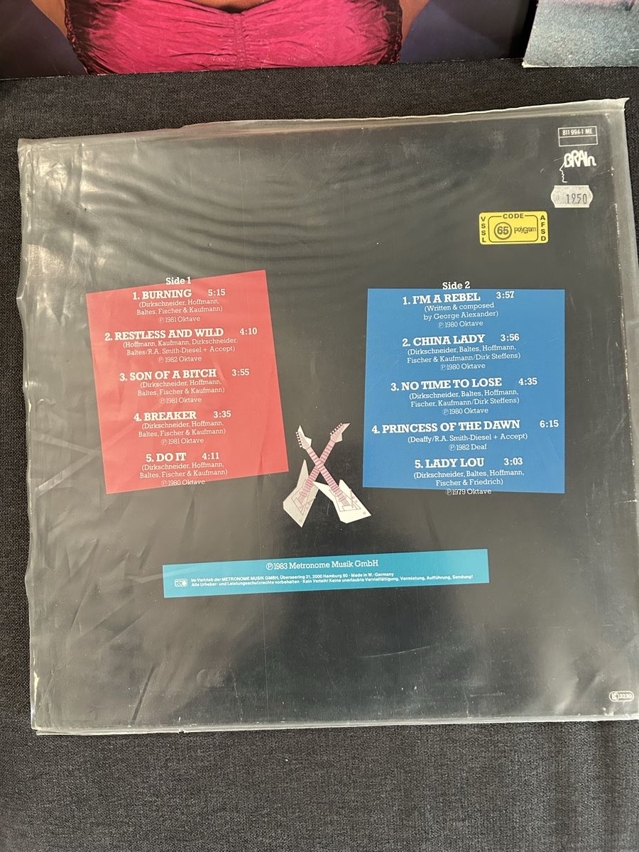 Vinyles: Original LP Vinyl Accept Sammlung  – D'occasion à Trimbach par RAMM-STEIN 2